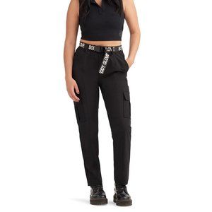 Body Glove // Women's Black Cargo Sports Pants with belt